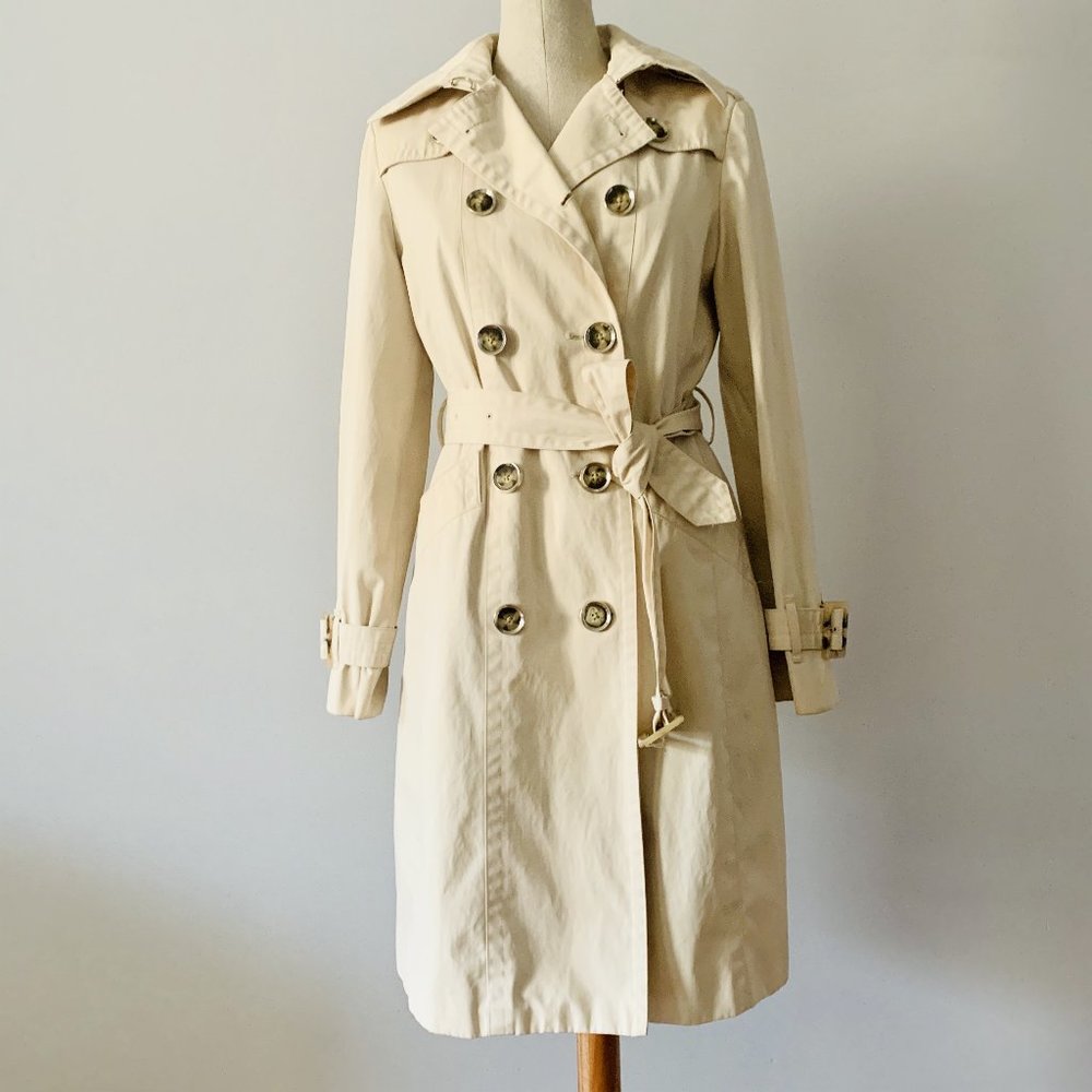 London Fog Double Breasted Trench